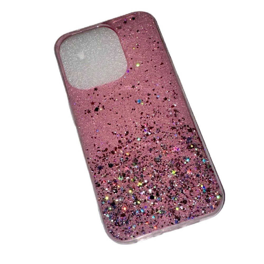 iPhone 15 Pro 6.1” Pink Glitter Sparkly Sequin Phone Case